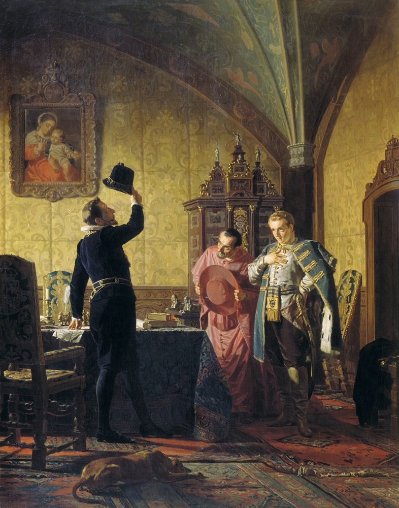 Присяга Лжедмитрия I польскому королю