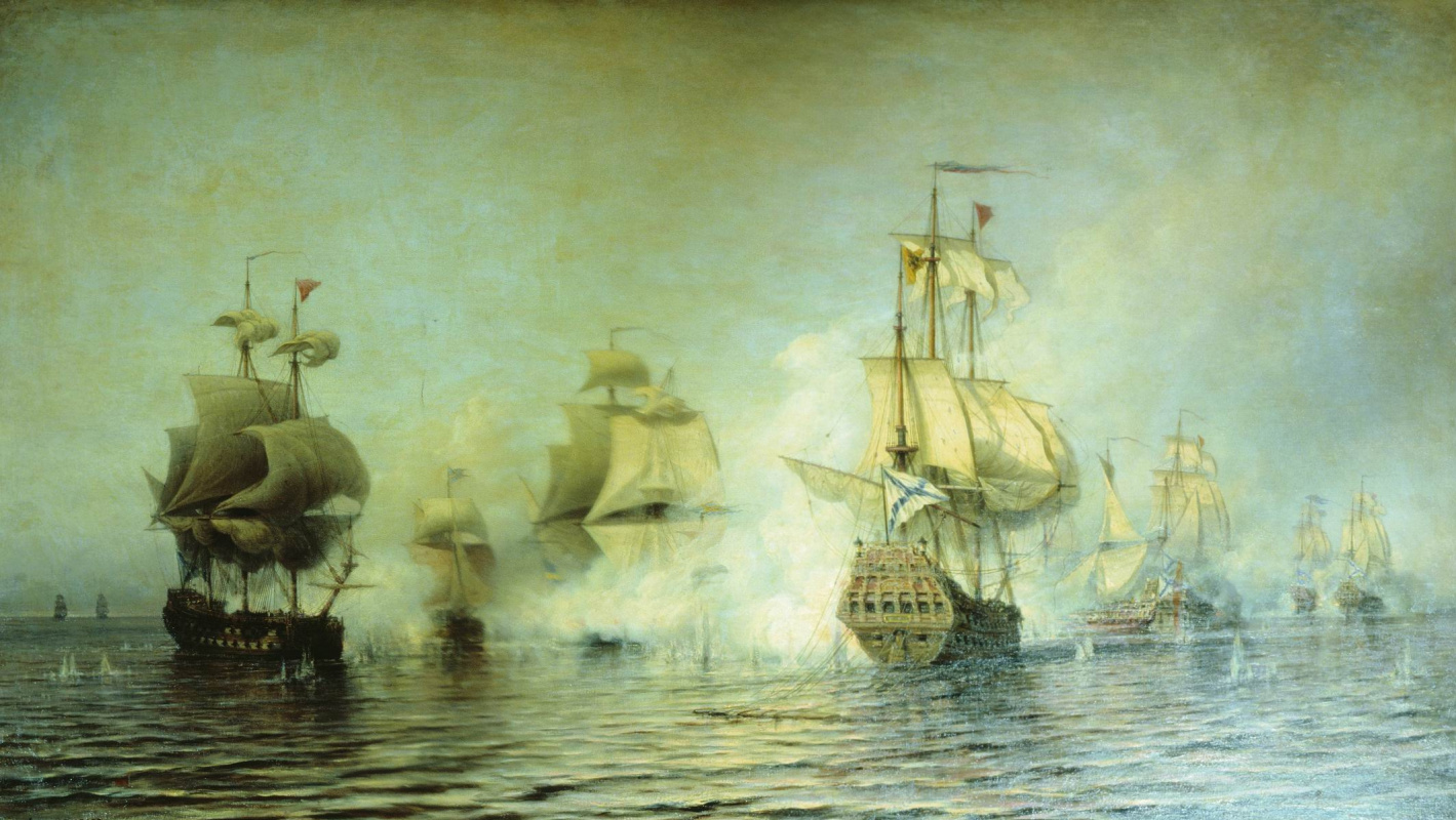 Сражение у острова Эзель. 1719