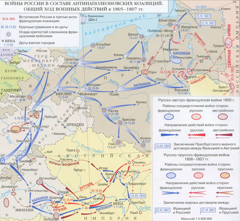 Русско-прусско-французская война 1805-1807