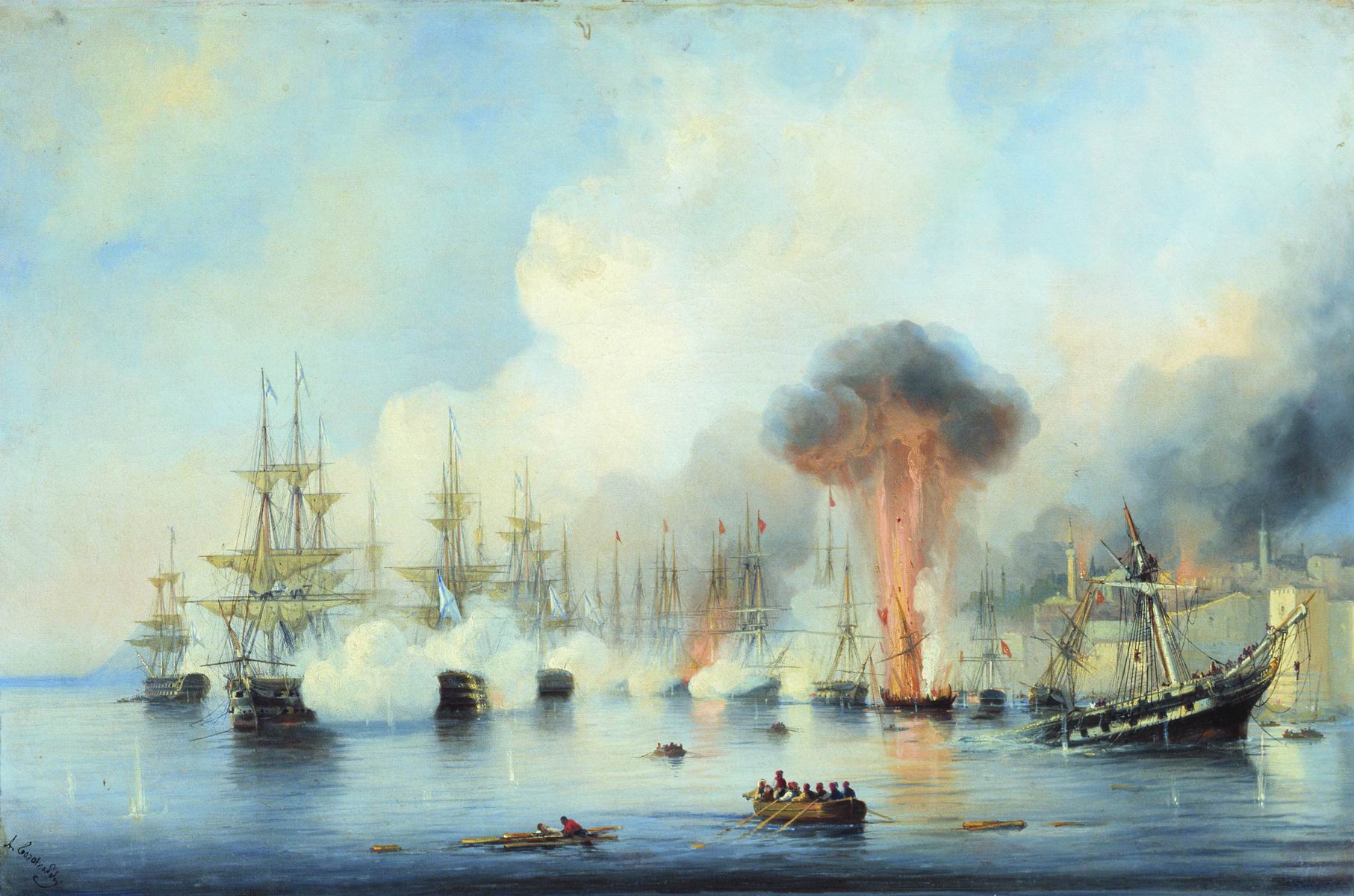 Синопский бой 18 ноября 1853 года