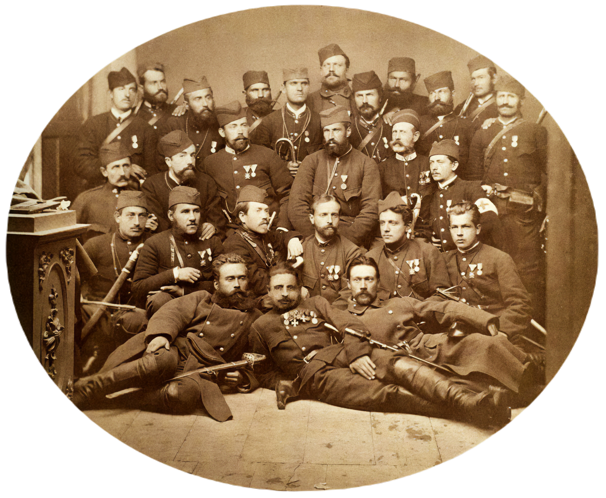 Русские добровольцы в Сербии в 1876 г
