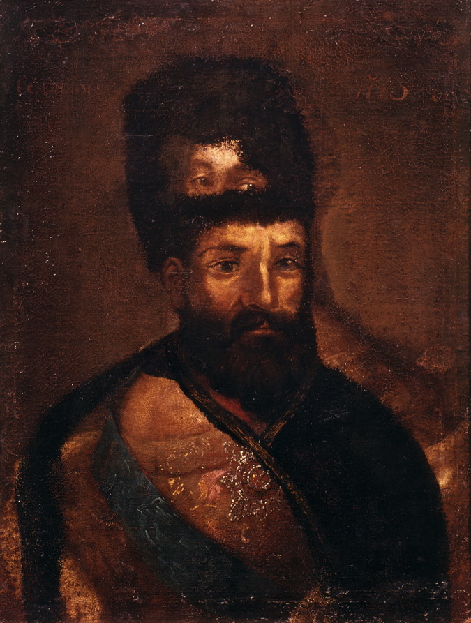 Портрет Пугачева на портрете Екатерины II